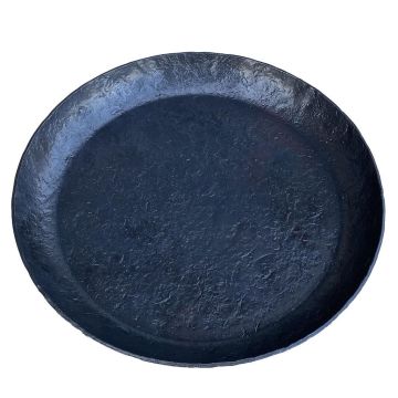 Сковорода для подачи 24 см h2,9 см круглая без ручки "Vintage Blued" углерод. сталь ИНДУКЦИЯ P.L.