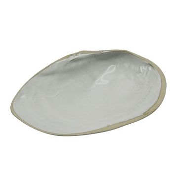 Блюдо овальное 32,5*20 см h6,5 см 100 мл Gray Shell Frutti di Mare P.L. [1]