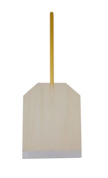 Лопата для пиццы 36 см, дерево и алюминиевый кант