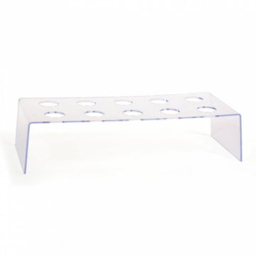 Подставка стойка для 10 фуршетных бокалов-флюте (конусы) 33,5*13*8 см пластик Garcia de Pou