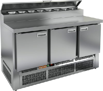 Стол охлаждаемый для пиццы HICOLD PZE2-111/GN (1/6H)