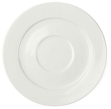 Блюдце 14.5 см Zeus (к чашке 26312), костяной фарфор