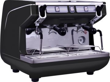 Кофемашина рожковая полуавтомат Nuova Simonelli Appia Life Compact 2Gr S 220V black+economizer+high groups