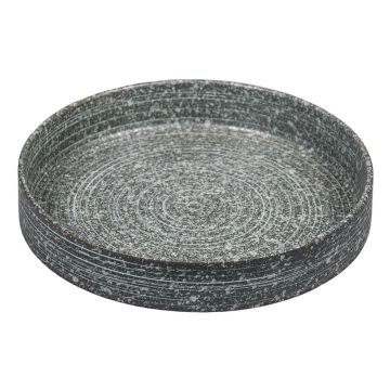 Тарелка с бортом 25 см h4,5 см глазурь Glossy Stone Untouched Taiga P.L. Proff Cuisine [1]