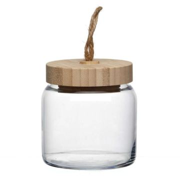 Банка для сыпучих продуктов 575 мл с крышкой Вуди Pasabahce