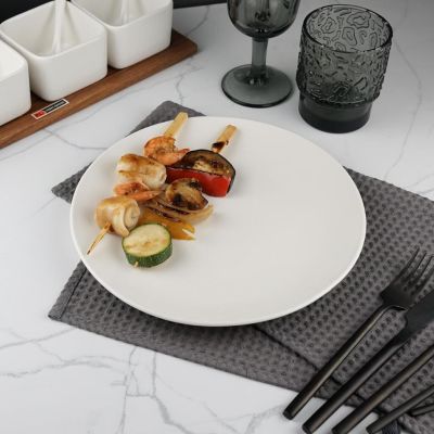 Тарелка d 25,5 см h2,7 см без борта белая фарфор P.L. Proff Cuisine [6]