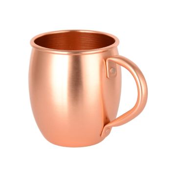 Кружка для коктейля 550 мл d 9 см h10 см алюм. с медным покрытием P.L. - Kingtex