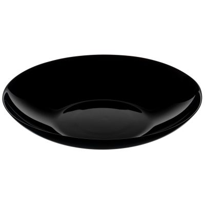 Тарелка d=260 мм. глубокая 1200 мл. h=46 мм. Эволюшн Блэк /6/24/ АКЦИЯ
