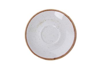 Блюдце для кофейной чашки 12 см фарфор цвет бежевый Seasons