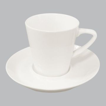 Кофейная пара 90 мл белая фарфор Le Cafe-Art collection P.L. Proff Cuisine [1]