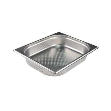 Гастроемкость 1/2 h= 65 мм. 325*265 мм. 4 л. нерж. перфорир. d=4 мм. MGsteel /1/6/12/