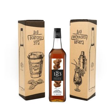 Сироп Соленая карамель 1л в фирменной коробке 1883 Maison Routin