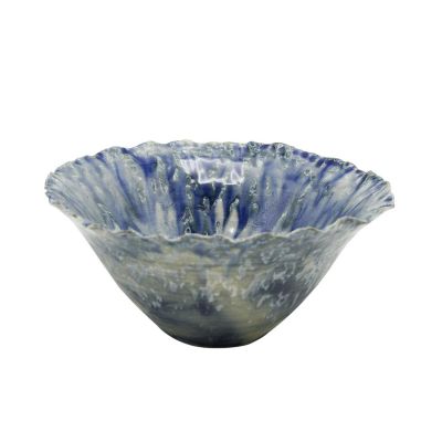 Салатник 925 мл d 19,5/6 см h9 см Dark Purple Northern Blue Flower Frutti di Mare P.L. [1]