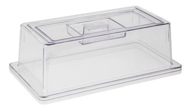 Крышка для гастроем. 1/3 h=10,5 см. поликарбонат, прозрачная APS /1/