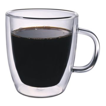 Кружка 120 мл Classic прозрачная набор 2 шт. d 6,5 см h7,5 см термостекло P.L. [1]