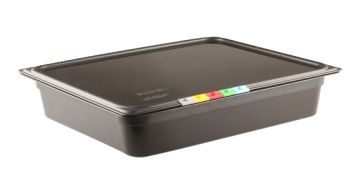 Гастроемкость 1/2 h= 40 мм. 325*265 мм. 2,3 л. п/п черная /1/24/