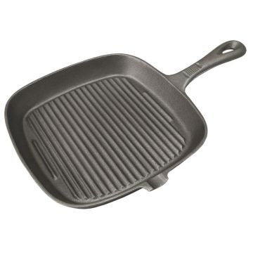 Сковорода-гриль 24*24 см, чугун черная ИНДУКЦИЯ P.L. Proff Cuisine