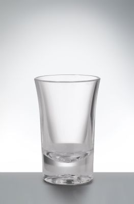 Стопка ровный, объем 60 мл,(под край 70 мл), поликарбонат, прозрачная