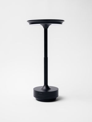 Лампа настольная d=13 см. h=27,5 см. 3 цвета, сенсорная регулировка яркости, алюм., черная LED HIGH-TECH MGline /1/20/ ВДОХНОВЕНИЕ