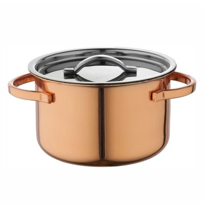 Соусник 90 мл d 6,6 см h3,8 см круглый с крышкой Copper нерж. P.L. Proff Cuisine