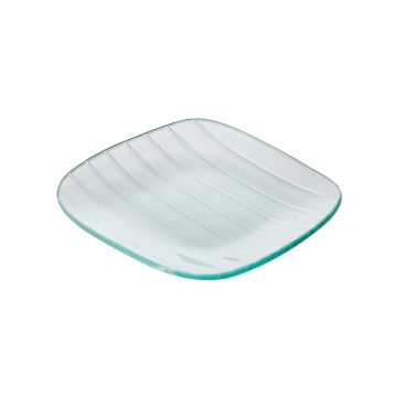 Тарелка квадратная с округлыми краями «Corone Aqua» 160 мм