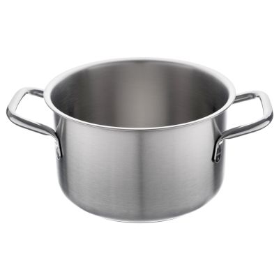 Кастрюля  3,75 л. нерж. d=20 см. h=12 см. б/кр (индукция) Pinti /1/