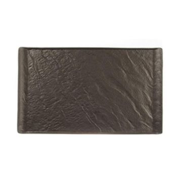 Блюдо прямоугольное 33,5*20,5 см h1,5 см с бортами Side Up2 Black Raw Stellar P.L. Proff Cuisine [1]