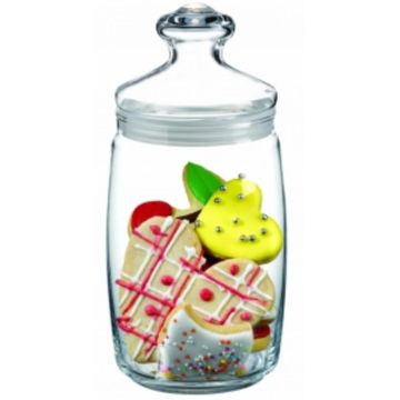 Банка для сыпучих продуктов 1100 мл. с крышкой Чешни Pasabahce