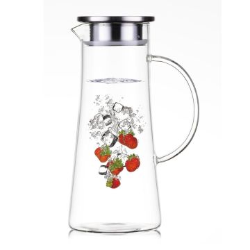 Кувшин 1,3 л с крышкой d 11 см h25,5 см термостекло P.L. Proff Cuisine [1]