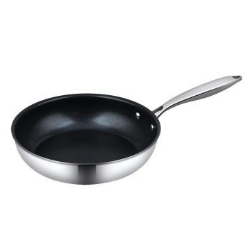 Сковорода 27,5/20,5 см, h 5 см New Kitchen Standard нерж. с антиприг. покр. ИНДУКЦИЯ P.L.