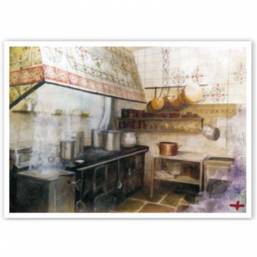 Подкладка сервировочная (плейсмет) "Кухня", 31*43 см, 500 шт/уп, бумага, Garcia de Pou