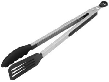 Щипцы универсальные 35 см. нерж. пластик вставки FM /1/6/