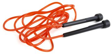 Скакалка 280 см красная, пластик