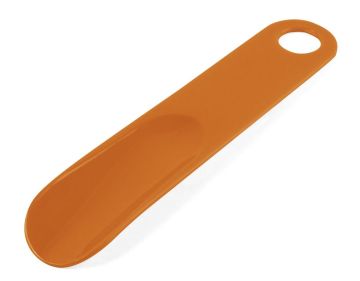 Обувная  ложка оранжевая,  пластик