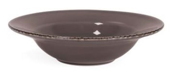 Тарелка для пасты Fortuna 27 см серая, керамика