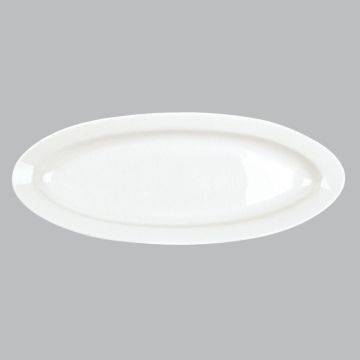 Блюдо овальное 40*16 см белое фарфор P.L. Proff Cuisine [1]