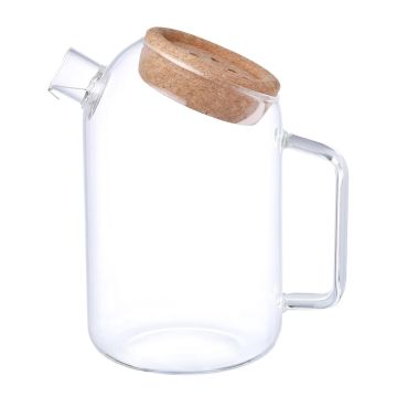 Чайник кувшин 1100 мл с фильтром d 11,1 см h18 см термостекло P.L. Proff Cuisine