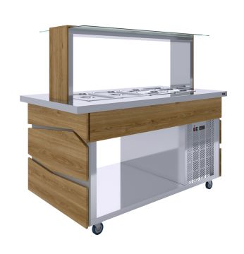 Салат-бар холодильный Luxstahl СБ-1500 Premium