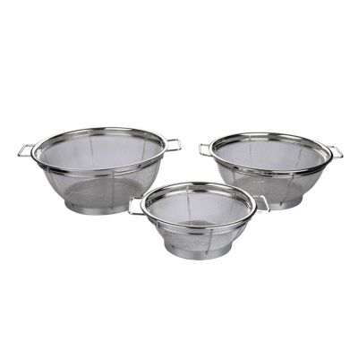 Дуршлаг 25,5 см сито нерж. на подставке круглый 2 ручки h11,5 см P.L. Proff Cuisine