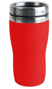 Термостакан 0.25 л красный, пластик