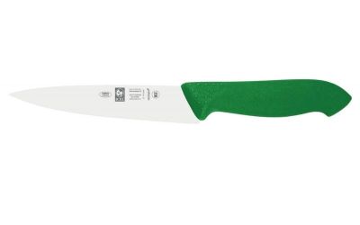 Нож кухонный 150/270 мм. зеленый антибактер. ручка HoReCa Icel /1/6/