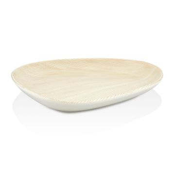 Тарелка 19*16,5 см овальная Velho Island Ivory By Bone Innovation [6]