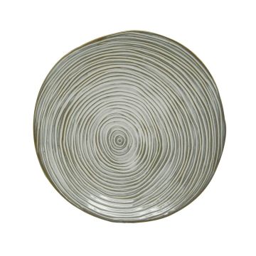 Тарелка 20,5 см h2,5 см Gray Whirlpool Frutti di Mare P.L. [6]