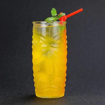 Бокал стакан для коктейля 600 мл "Тики" d 8,5/7,5 см h17 см прозрачный стекло P.L.- Barbossa