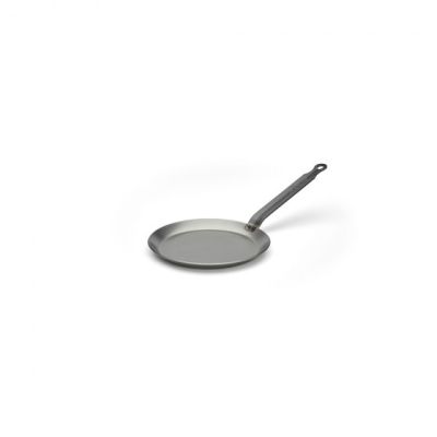 Сковорода для блинов d=18 см. h=1,5 см. 0,35 л. белая сталь (индукция) Carbone Steel De Buyer (5120.18) /1/5/