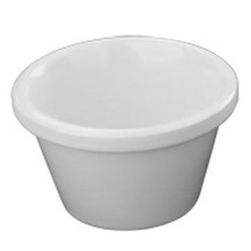 Соусник  50 мл d 5,9 см h3,6 см круглый пластик белый P.L. Proff Cuisine