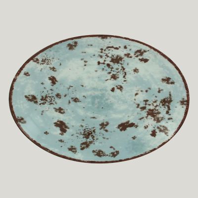 Блюдо овальное 36*27 см Blue Peppery фарфор RAK