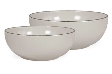 Салатник Fortuna 25 см бежевый, керамика