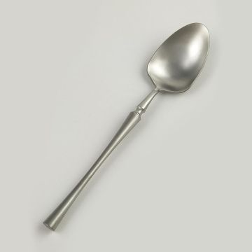 Ложка столовая 19,5 см матовое серебро PVD 1920-Silvery P.L. [12]