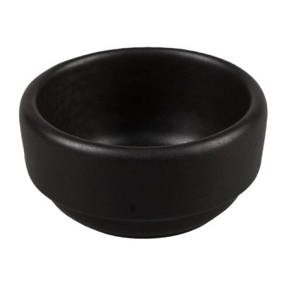 Соусник  50 мл d 6,7 см h3,4 см круглый фарфор Smooth Black Raw Stellar P.L. Proff Cuisine [10]